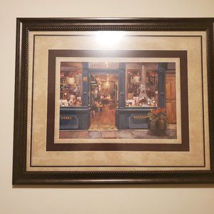 "Vins Fins" Framed Wall art 33" x 25"